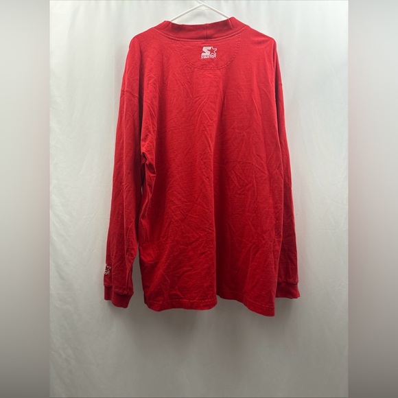 Vintage 90s Kansas City Chiefs Starter Long Sleeve Shirt Sz XXL NFL Football - Picture 15 of 16